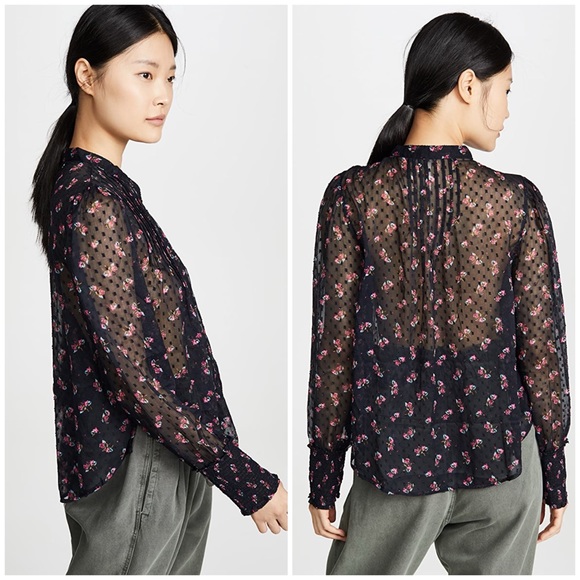 Free People Flowers In December Blouse - Picture 7 of 15